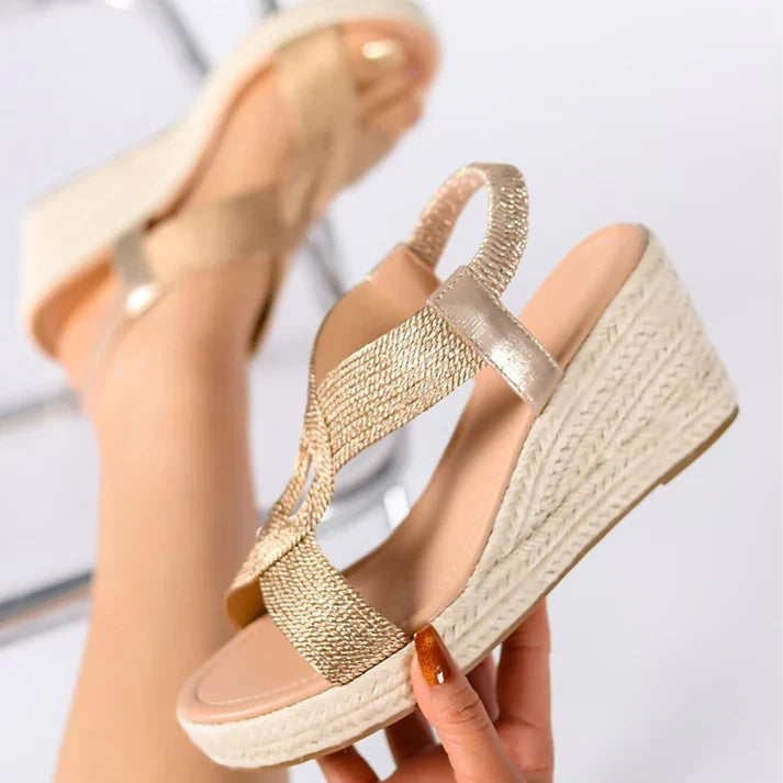 NILA | Women’s Braided Wedge Sandals