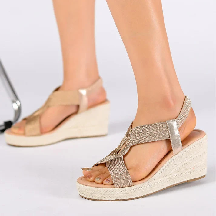 NILA | Women’s Braided Wedge Sandals