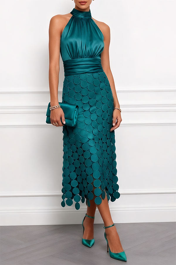CÉLINE | Elegant Midi Dress