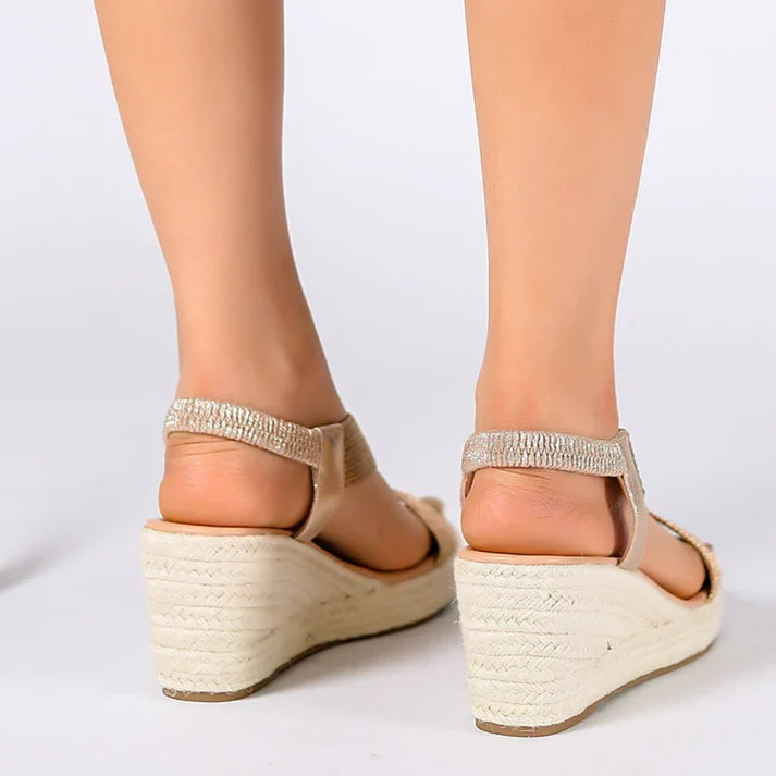 NILA | Women’s Braided Wedge Sandals