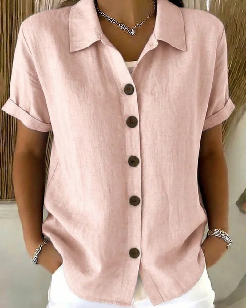 AMALIA | Button Front Blouse