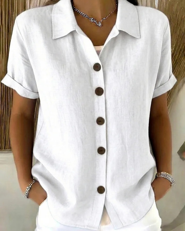 AMALIA | Button Front Blouse
