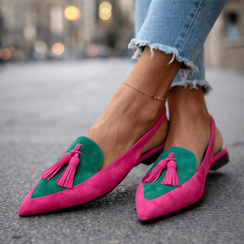 ELISA | Sandals with Straps and Tassels