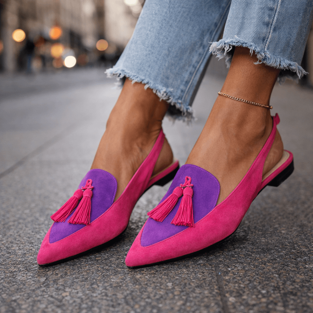 ELISA | Sandals with Straps and Tassels