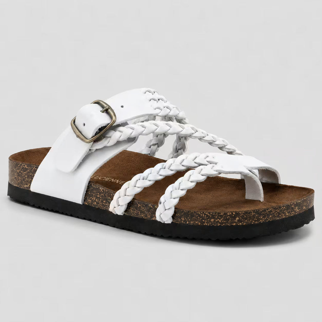 ELENA | Woven Leather Sandals