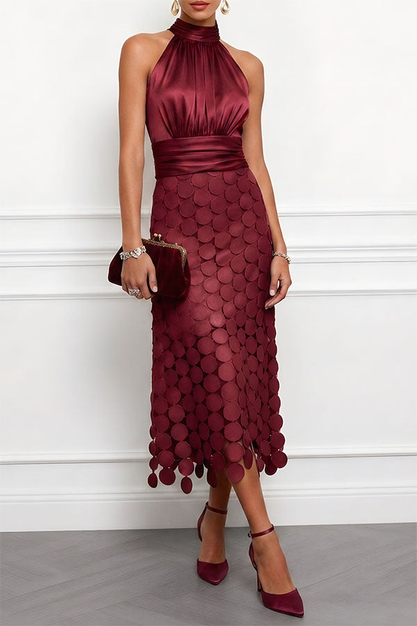 CÉLINE | Elegant Midi Dress