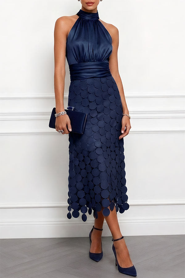 CÉLINE | Elegant Midi Dress