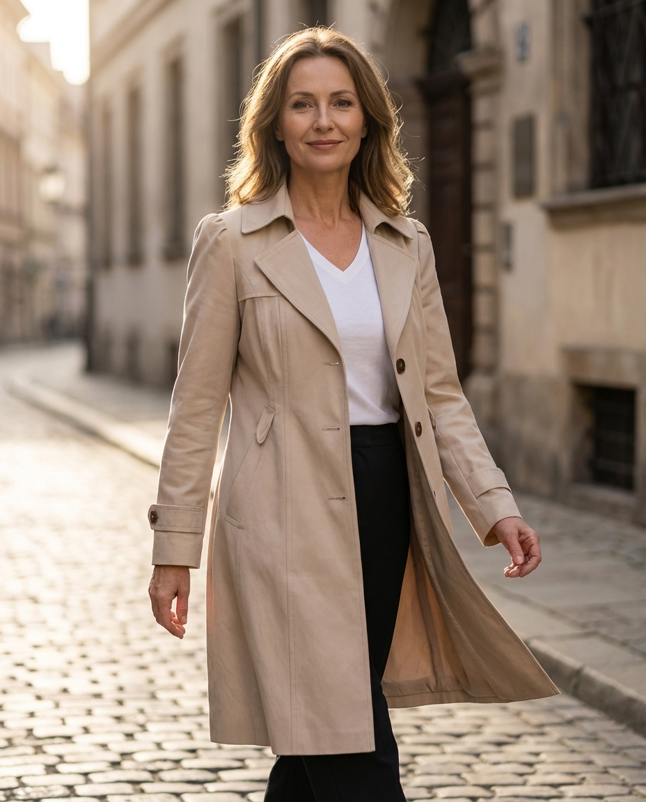 OLIVIA | Elegant Vintage Summer Coat