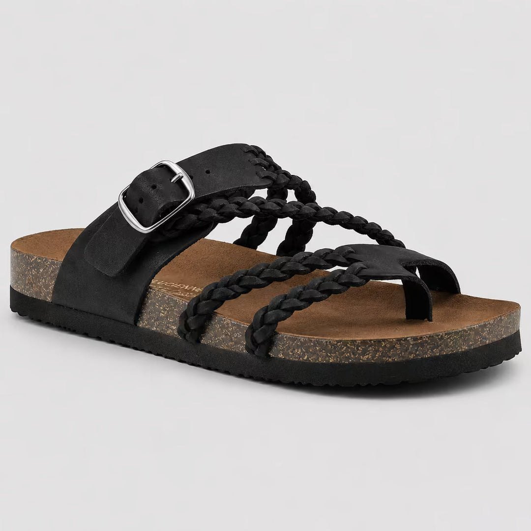ELENA | Woven Leather Sandals
