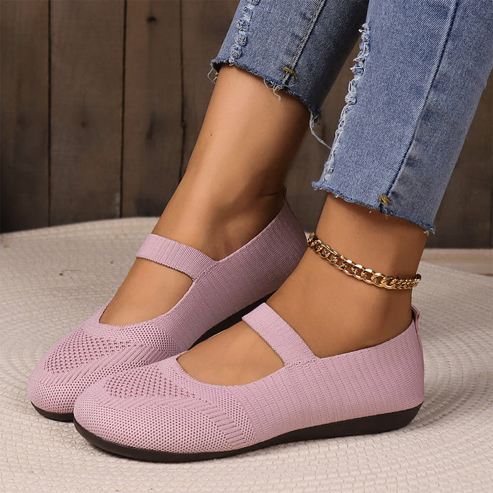 VALERIE | Breathable Knit Ballet Flats