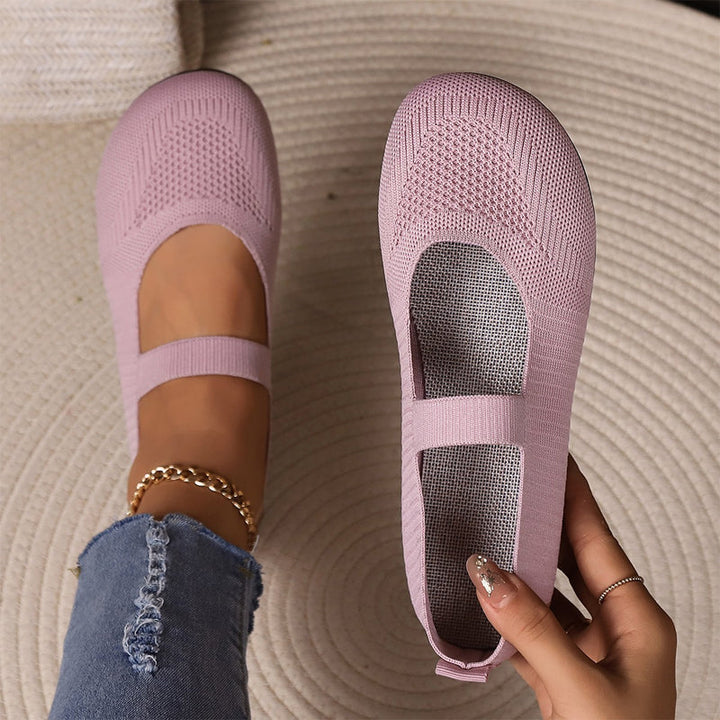 VALERIE | Breathable Knit Ballet Flats